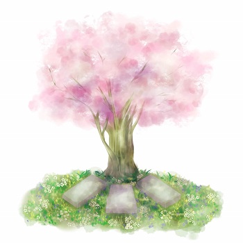 海と桜のメモリアル樹木葬
